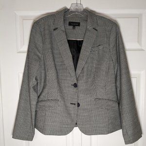 Talbots- Black/White Houndstooth Check- Size 8